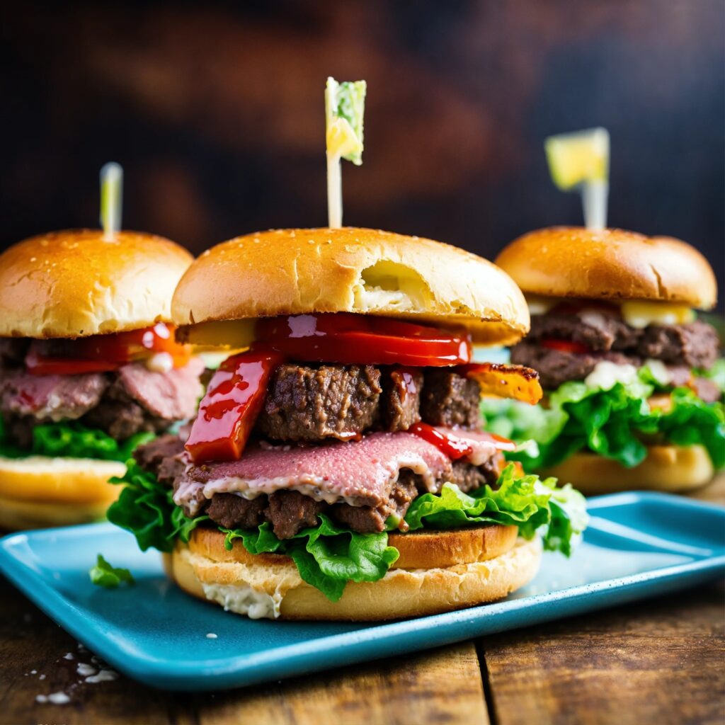 roast beef sliders