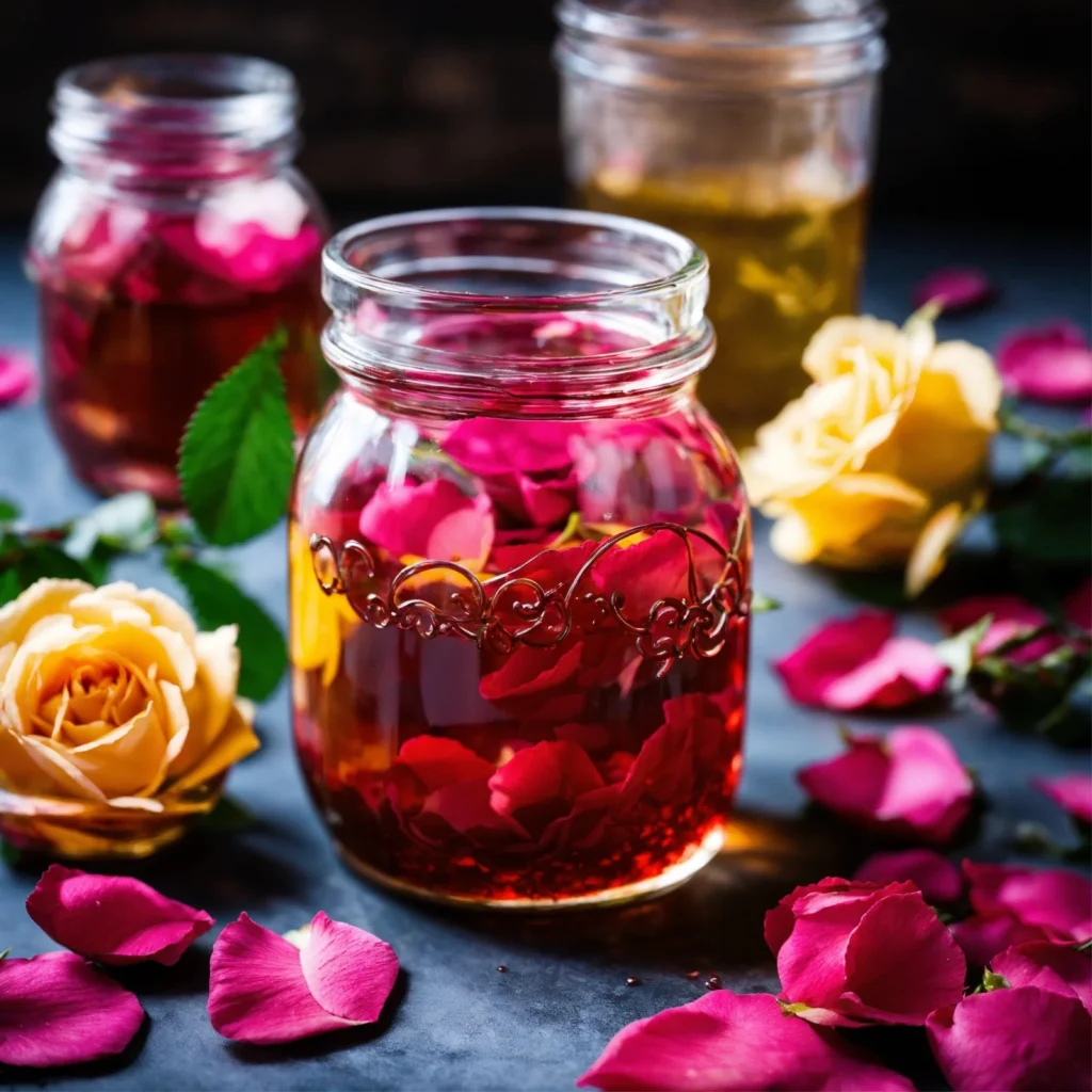 rose simple syrup