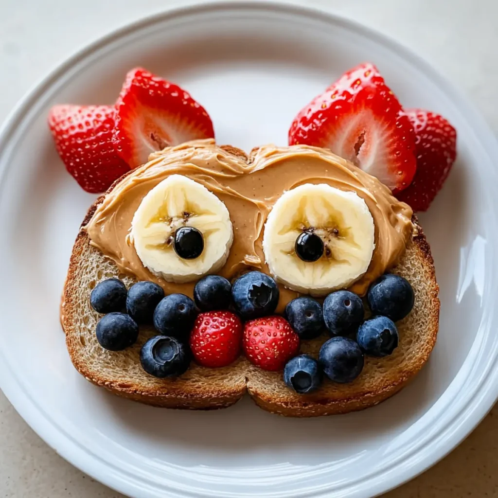 Animal Face Toast