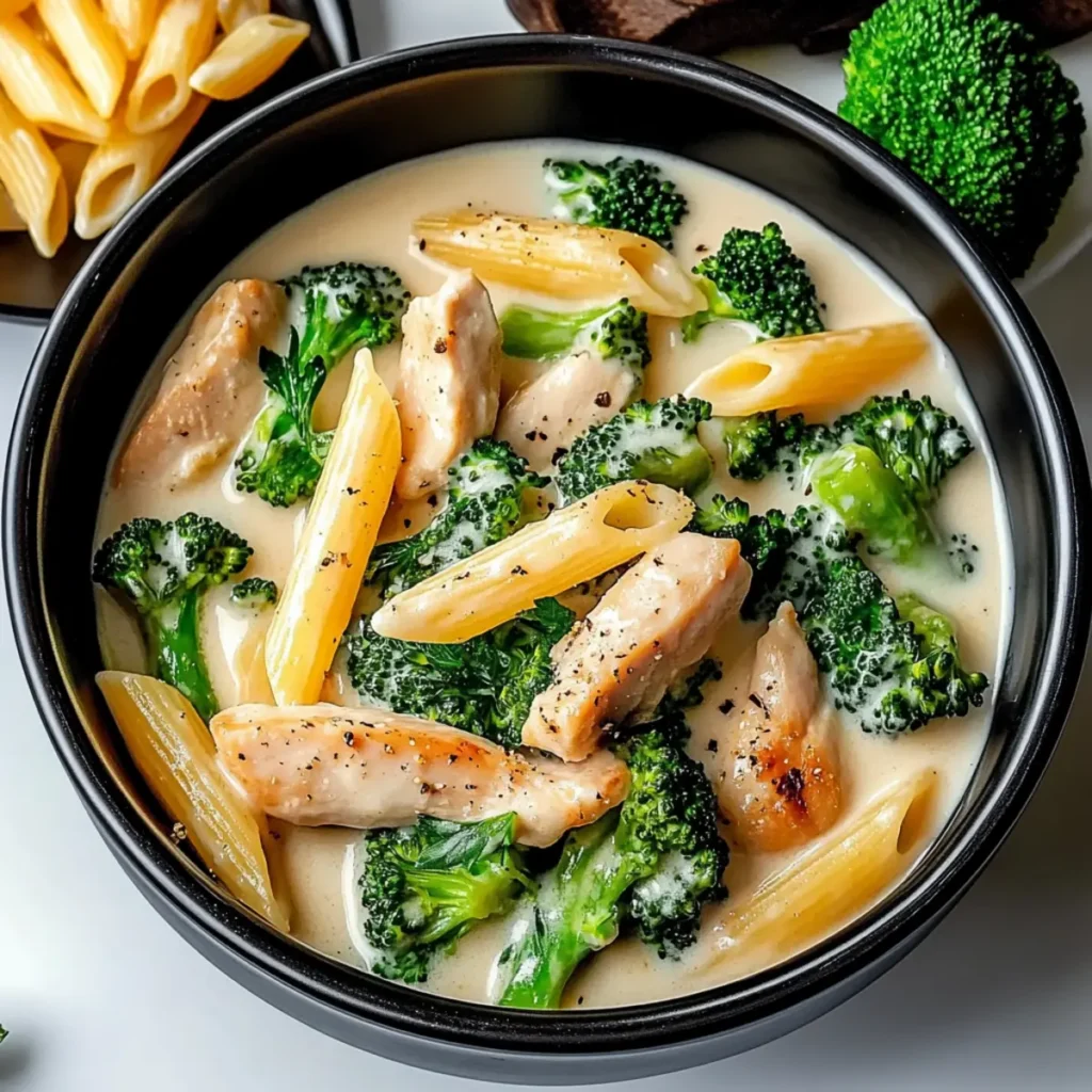 Creamy Broccoli and Chicken Penne