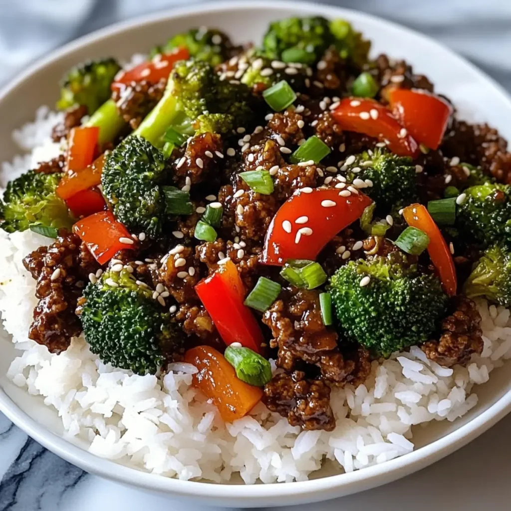 Ground Beef Teriyaki