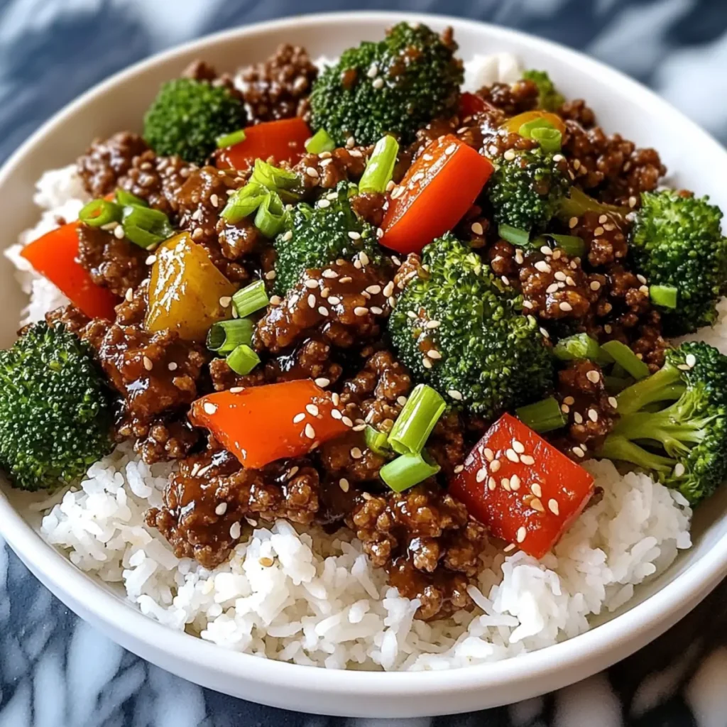 Ground Beef Teriyaki