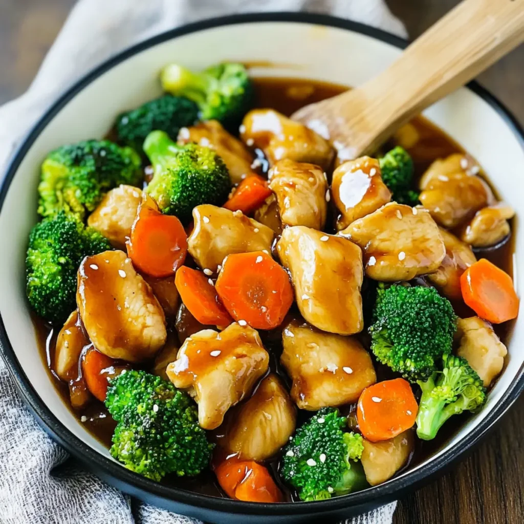 Honey Garlic Chicken Stir Fry