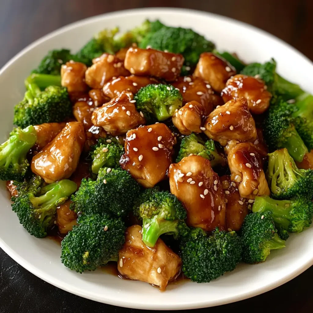 Honey Garlic Chicken and Broccoli