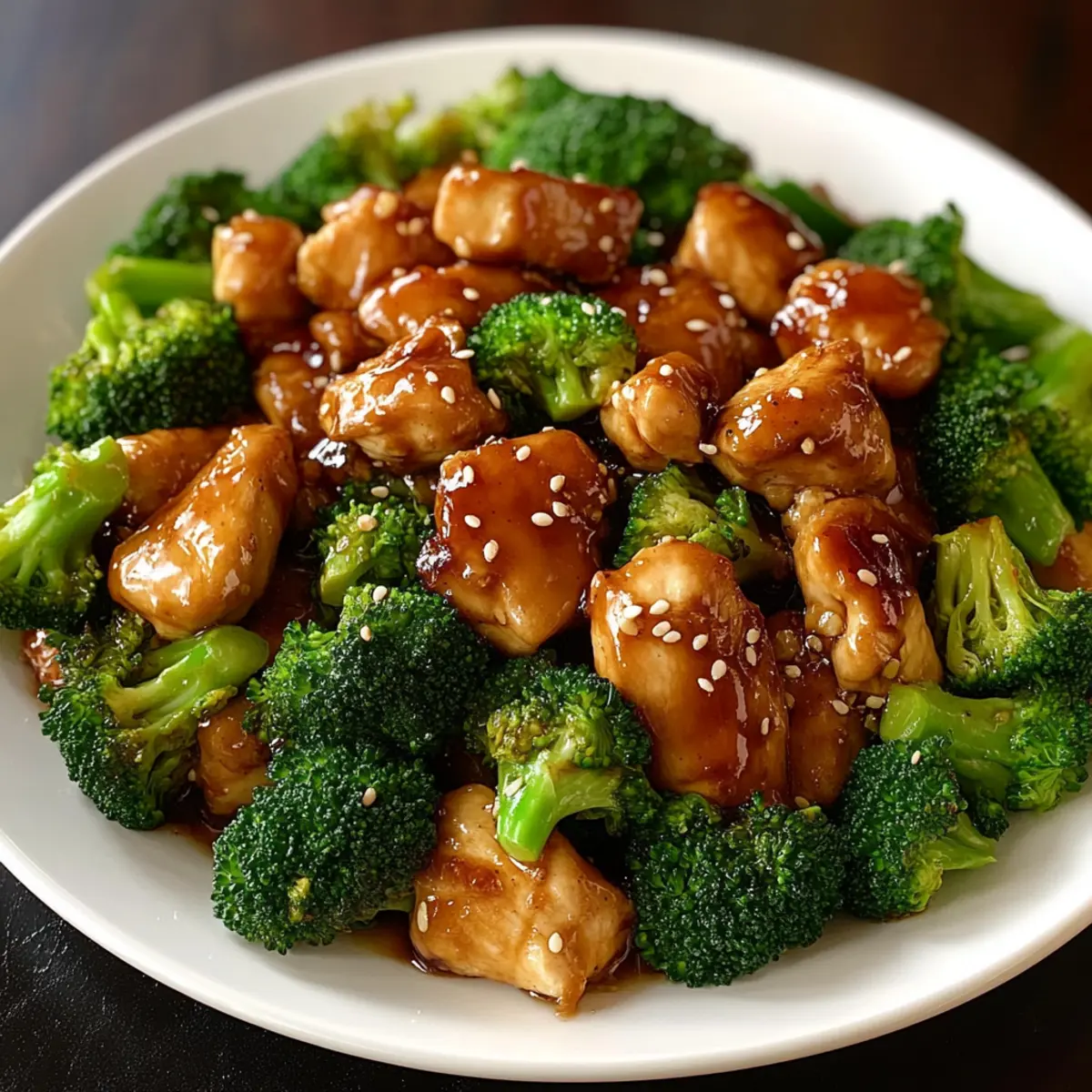 Honey Garlic Chicken and Broccoli