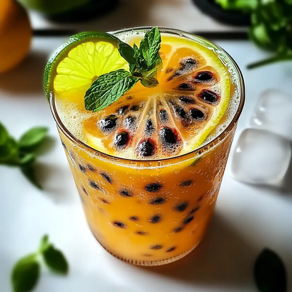 Passion Fruit Iced Tea