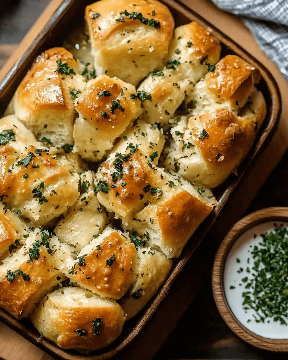 Pull Apart Garlic Bread: A Simple and Tasty Recipe!