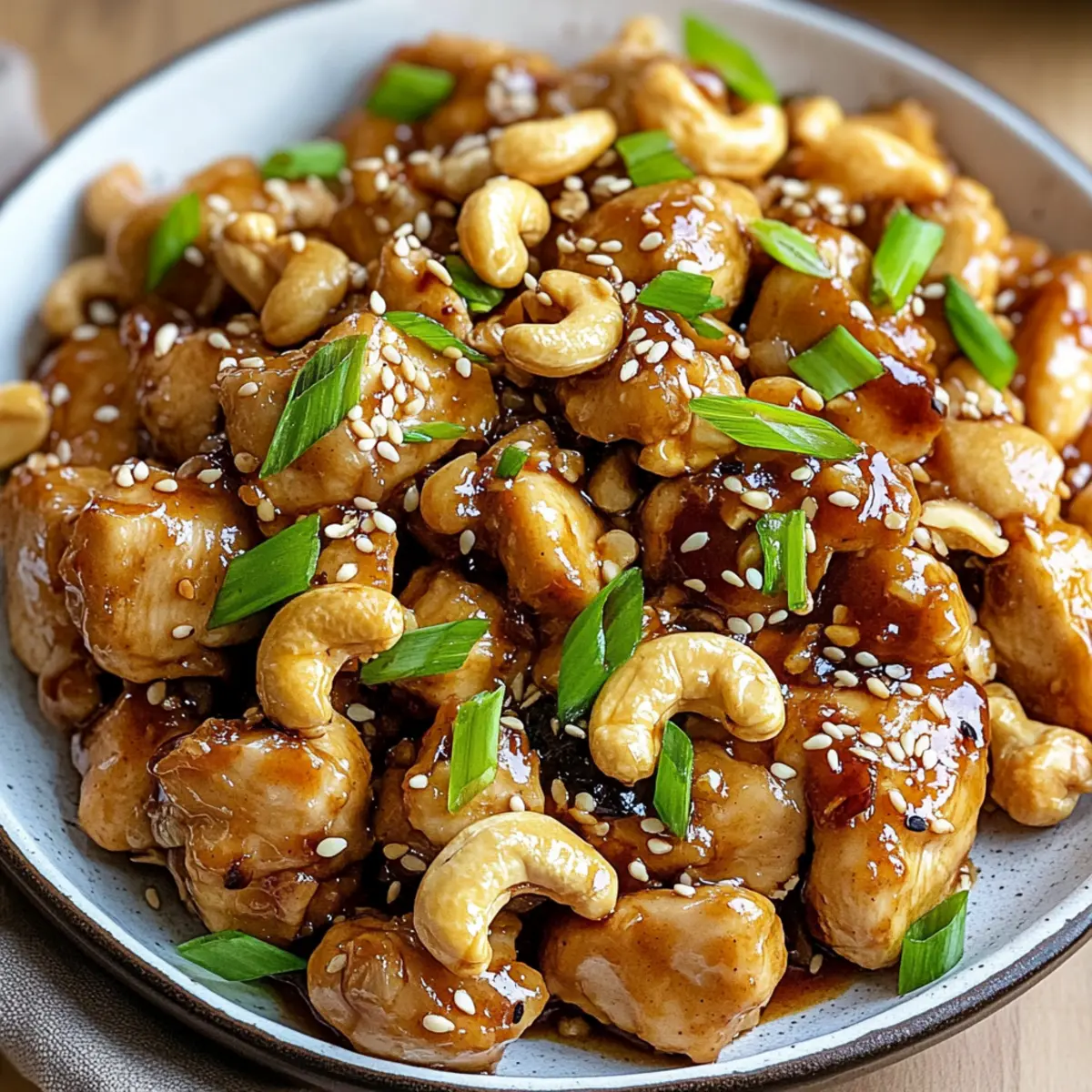 Slow Cooker Cashew Chicken