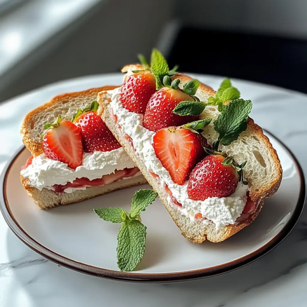 Strawberry Tea Sandwiches