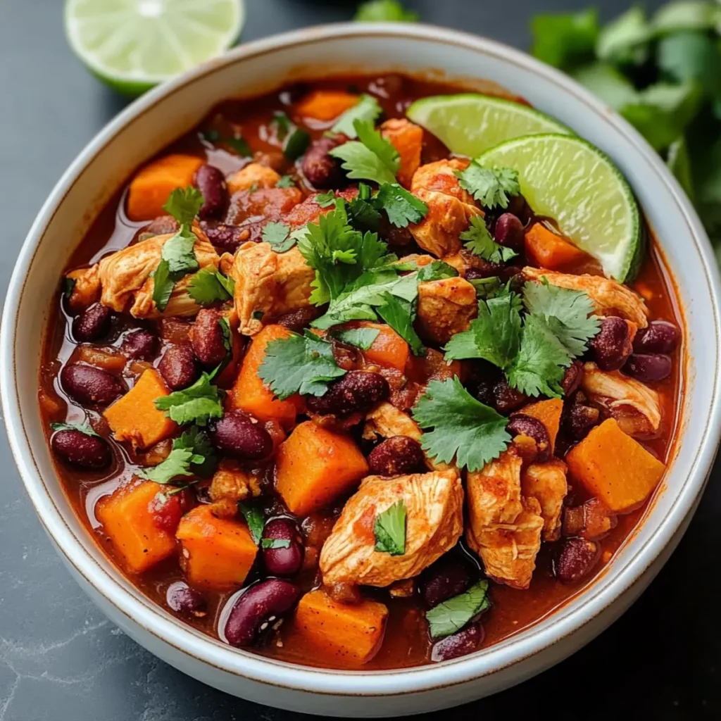 Sweet Potato Chicken Chili