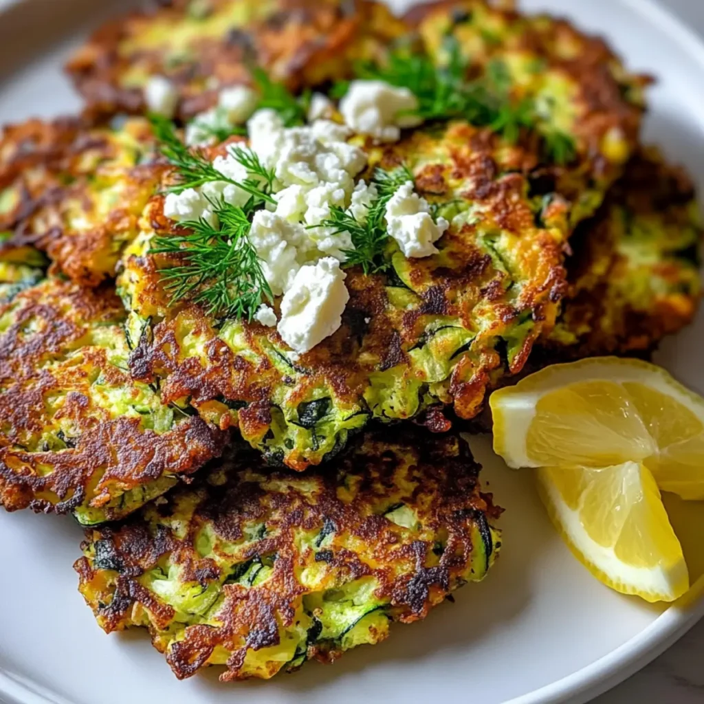 Crispy Mediterranean Zucchini Fritters