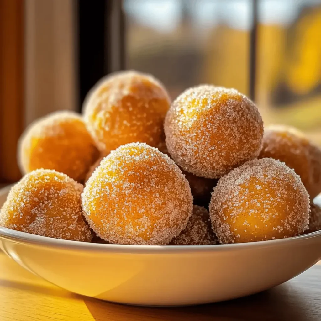 Delicious Baked Pumpkin Donut Holes