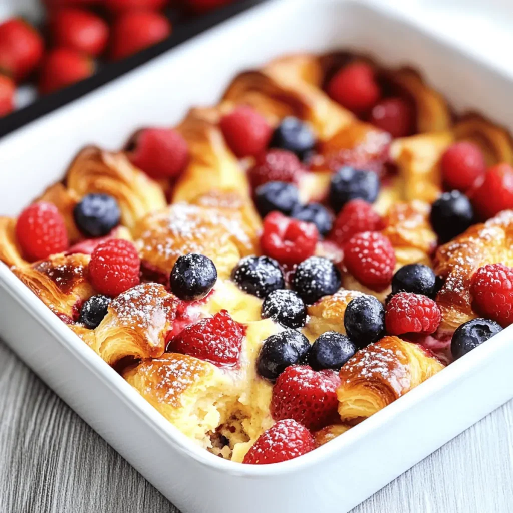 Berry Croissant Bake