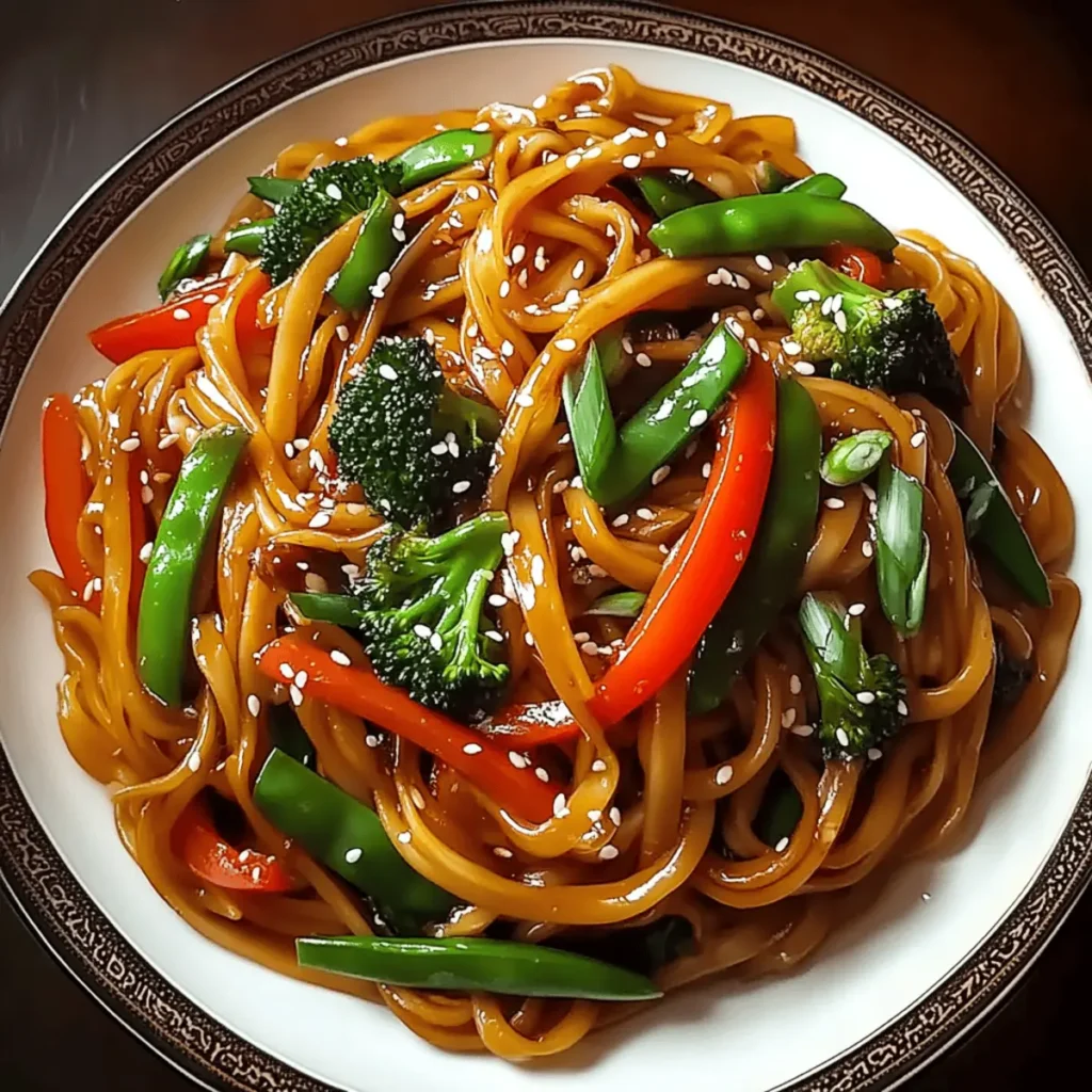 Spicy Stir-Fried Mongolian Noodles