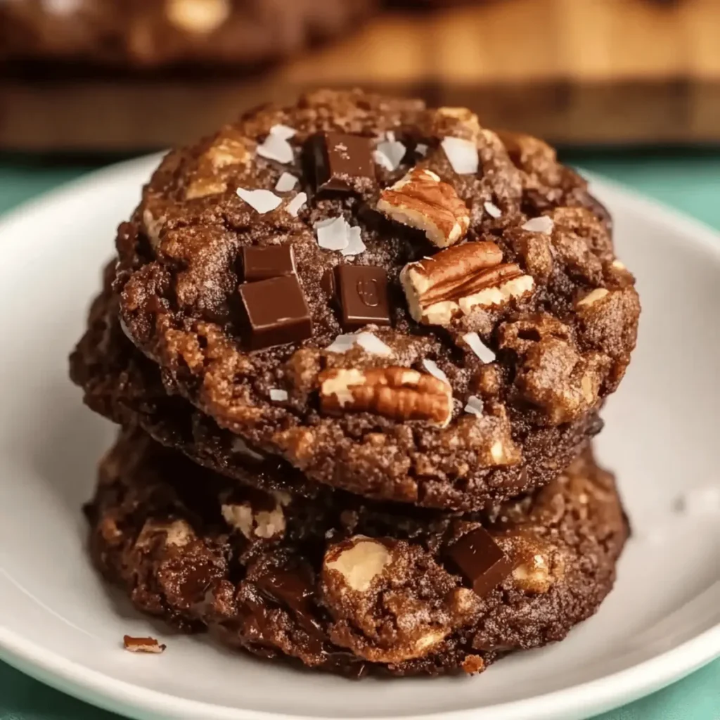 Indulge in Easy German Chocolate Cookies Made in One Bowl