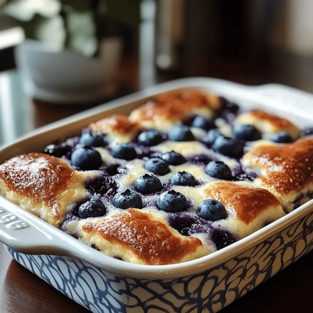 Blueberry Buttermilk Pancake Casserole