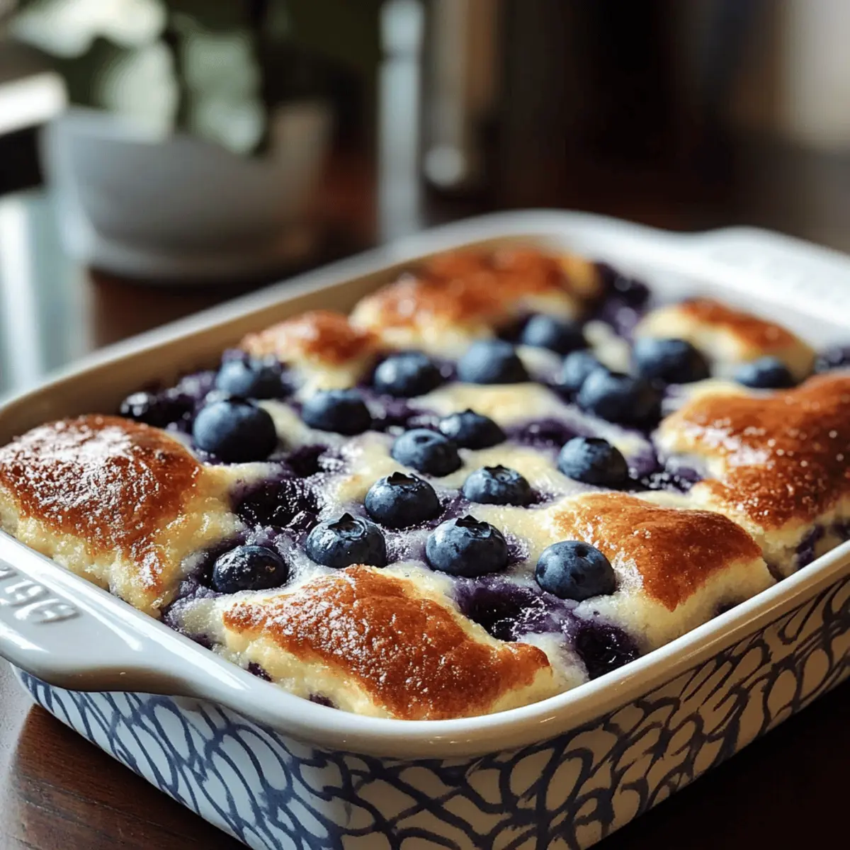 Blueberry Buttermilk Pancake Casserole