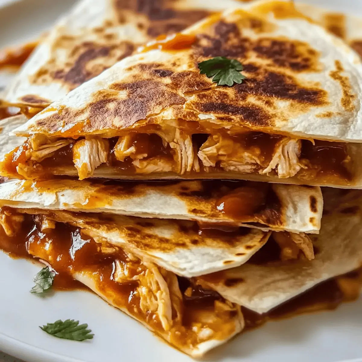 Best BBQ Chicken Quesadilla