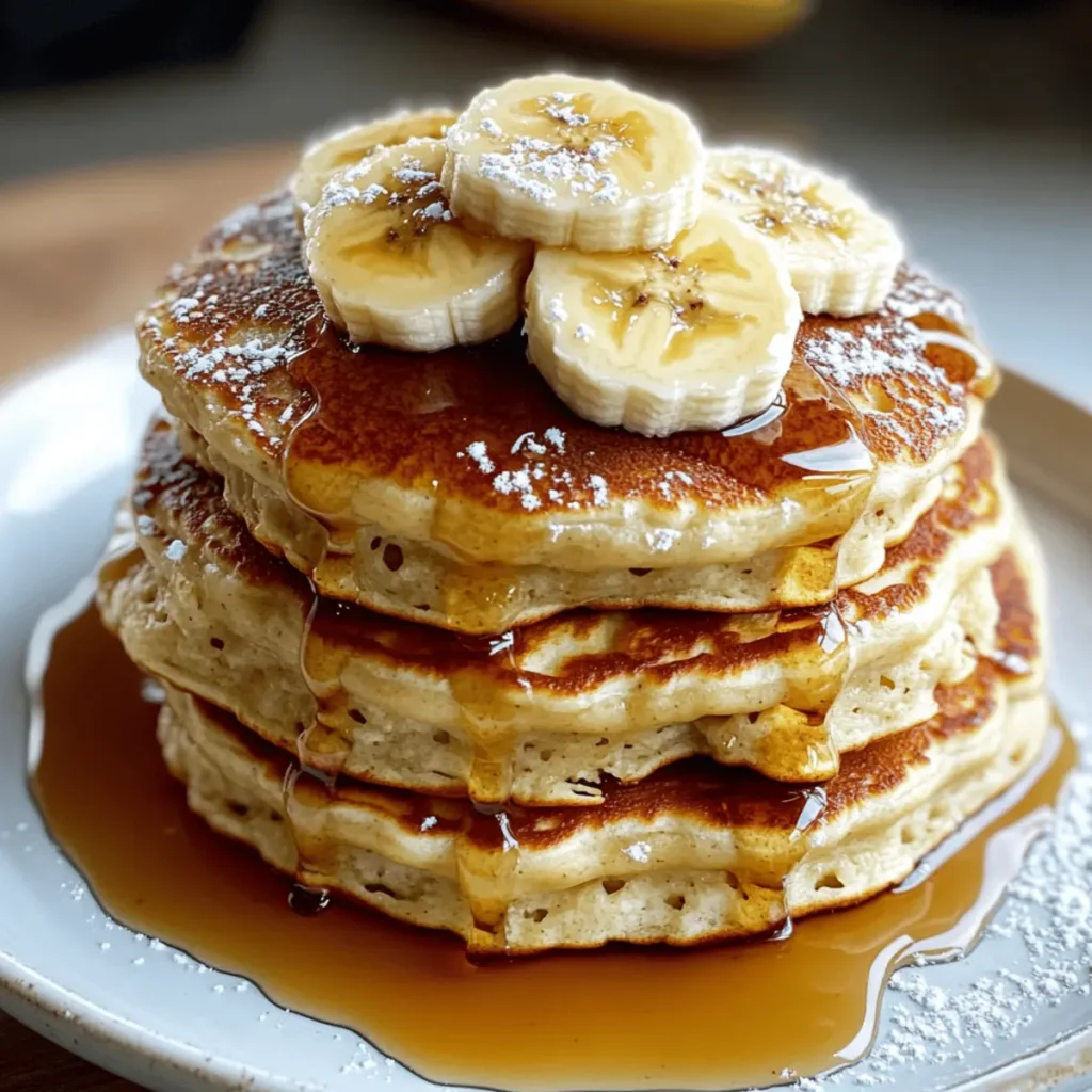 Fluffy Homemade Banana Pancakes: A Sweet Morning Treat