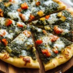 Garlicky Kale Pesto Pizza