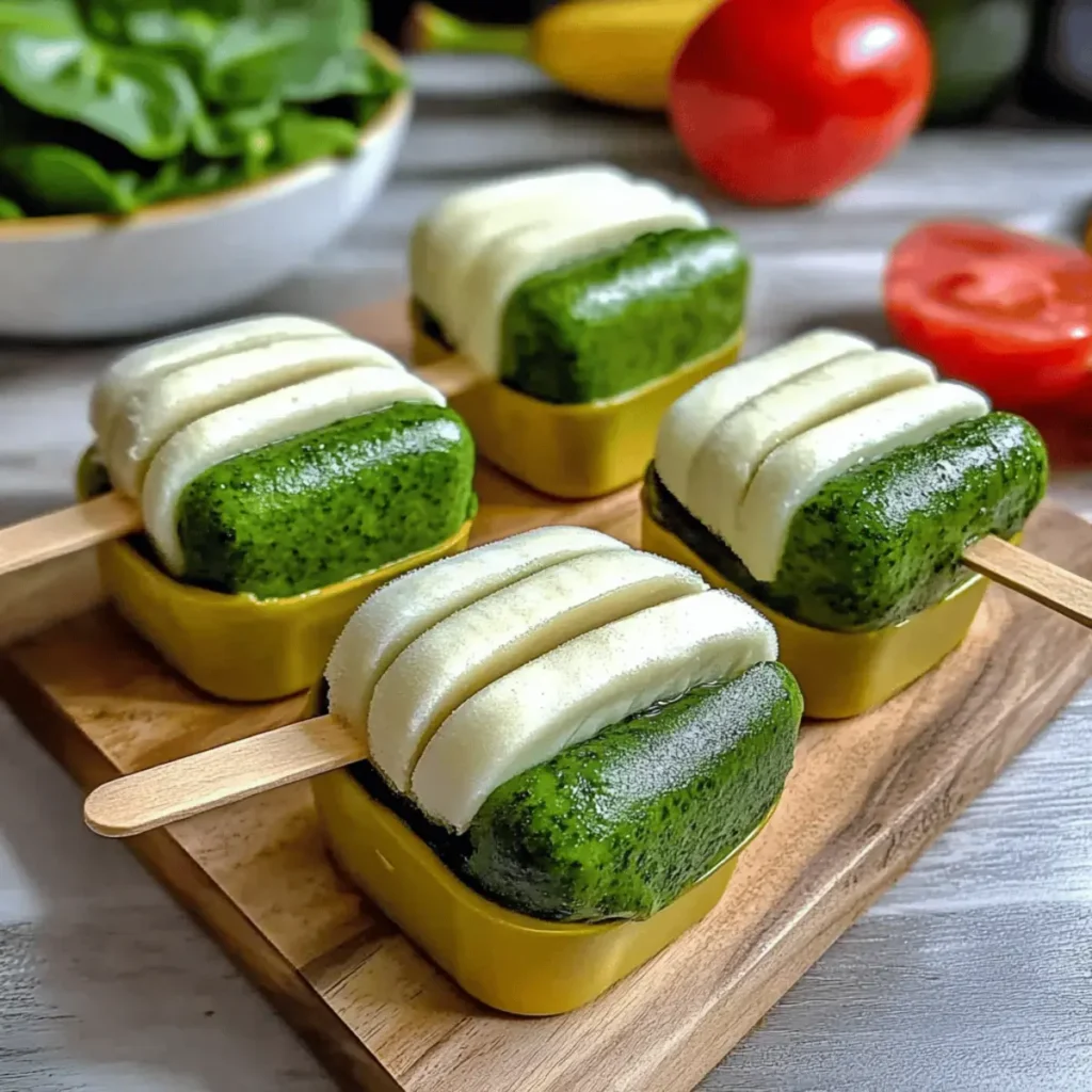 Smoothie Pops with Spinach and Banana Recipe
