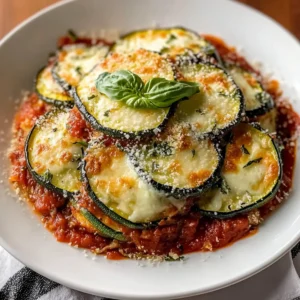 Baked Italian Zucchini Parmesan