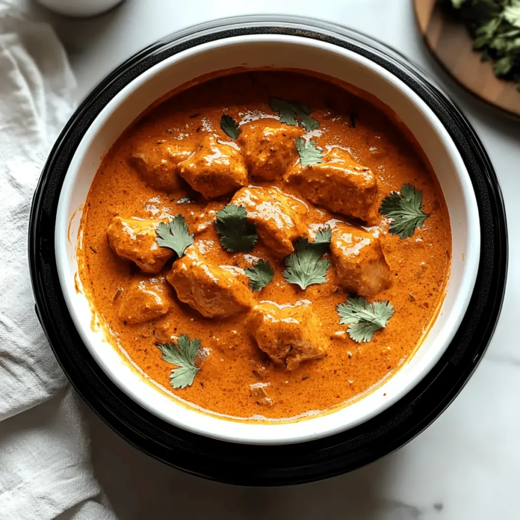 Creamy Slow Cooker Butter Chicken for Effortless Comfort