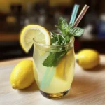 Mint and Rosemary Lemonade with Vanilla