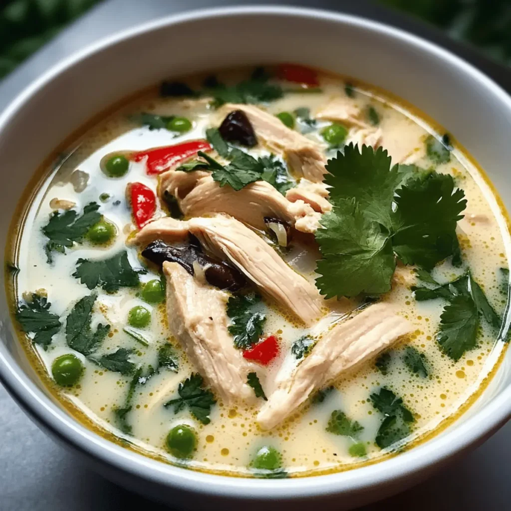 Thai Coconut Chicken Soup That Warms Your Heart and Soul