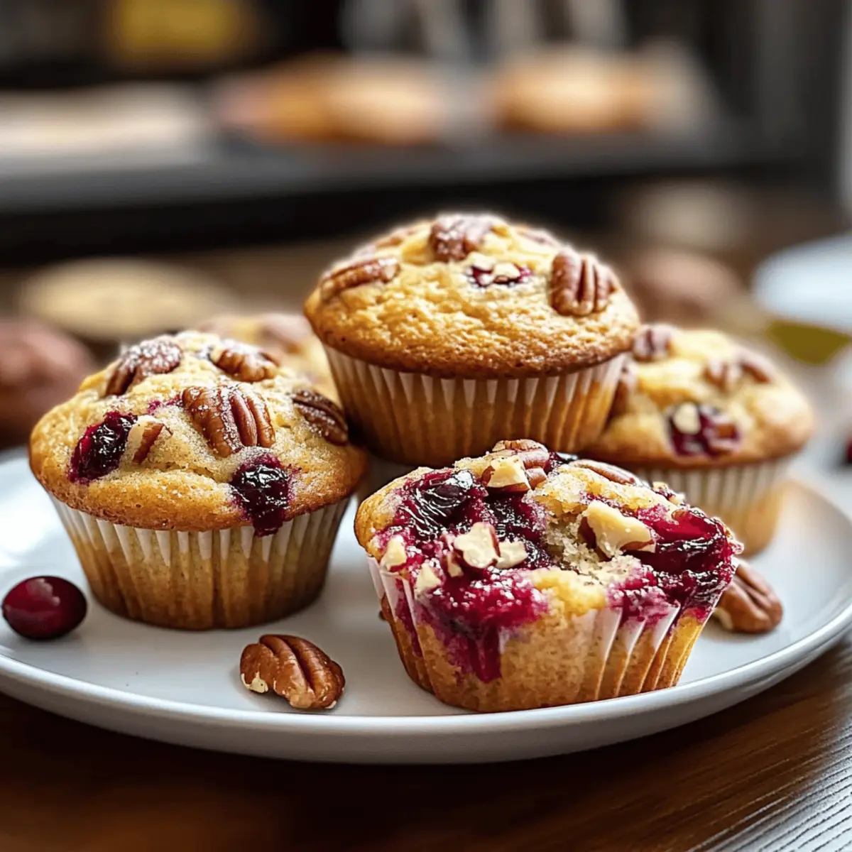 Cranberry Orange Pecan Muffins