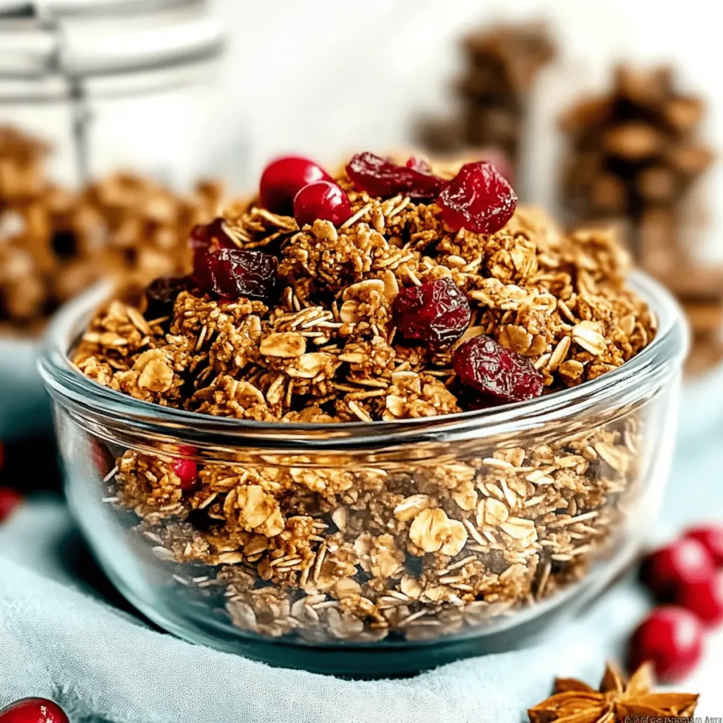 Gingerbread Granola