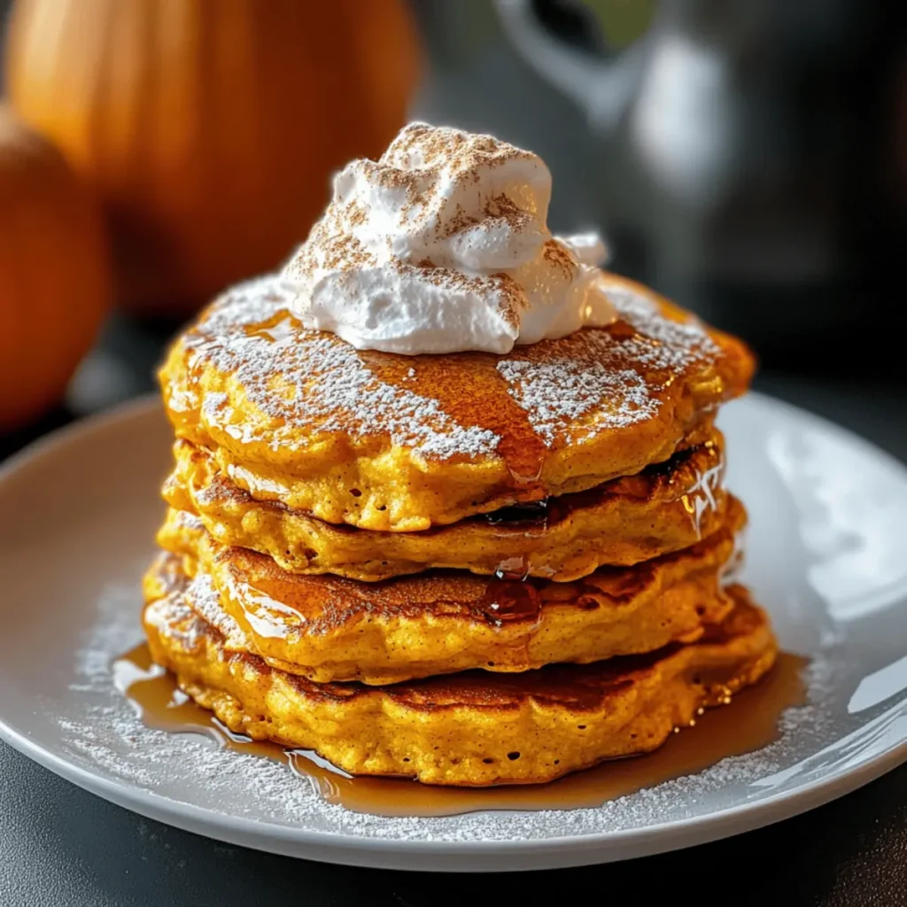 Spiced Pumpkin Pancakes
