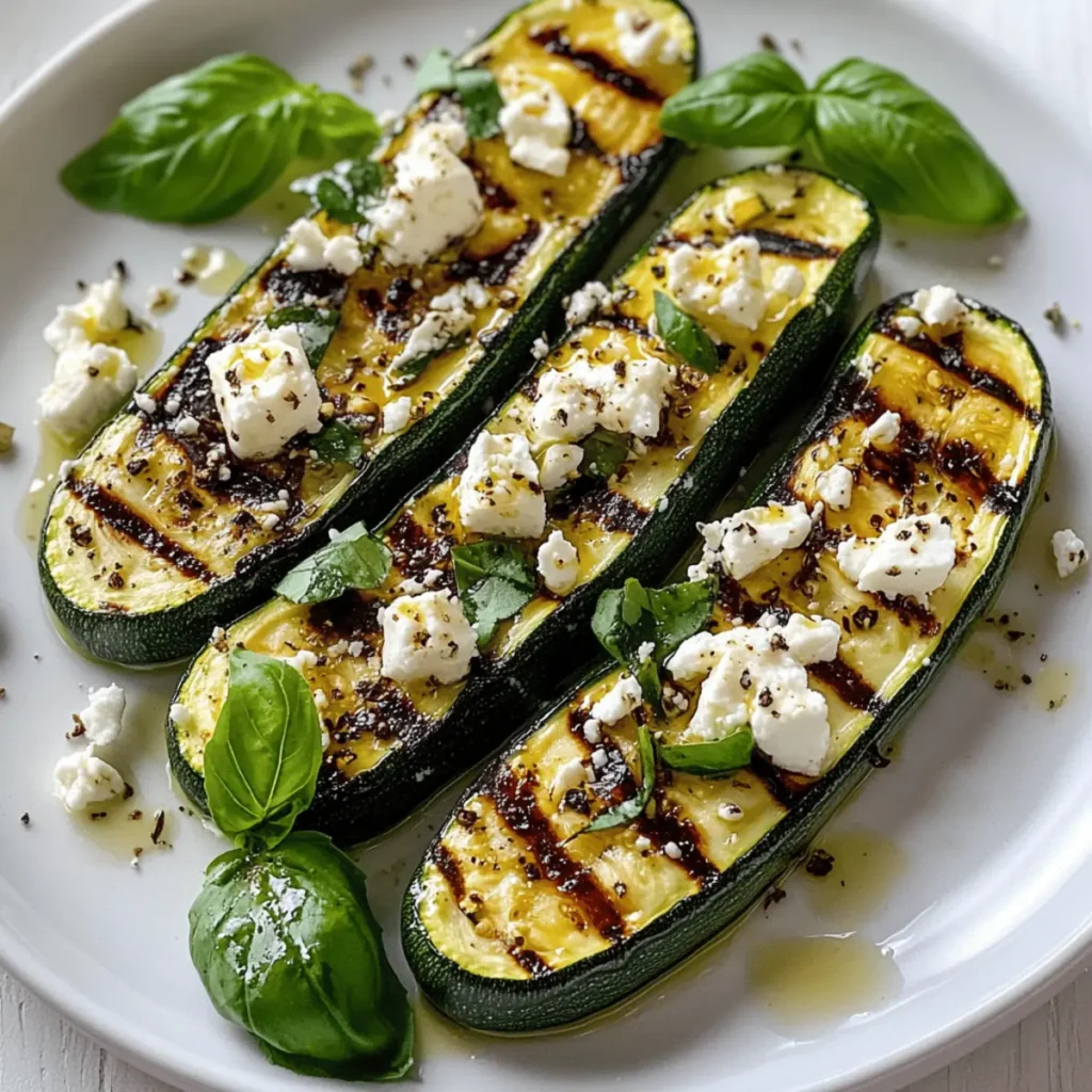 Grilled Zucchini with Feta & Basil: A Fresh Summer Must-Try