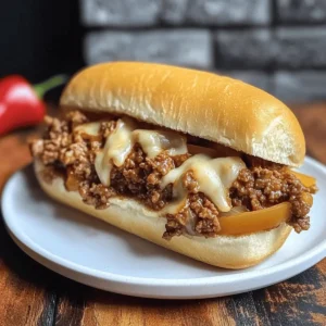 Philly Cheese Steak Sloppy Joes