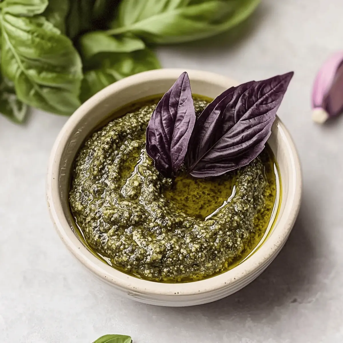 Purple Basil Pesto