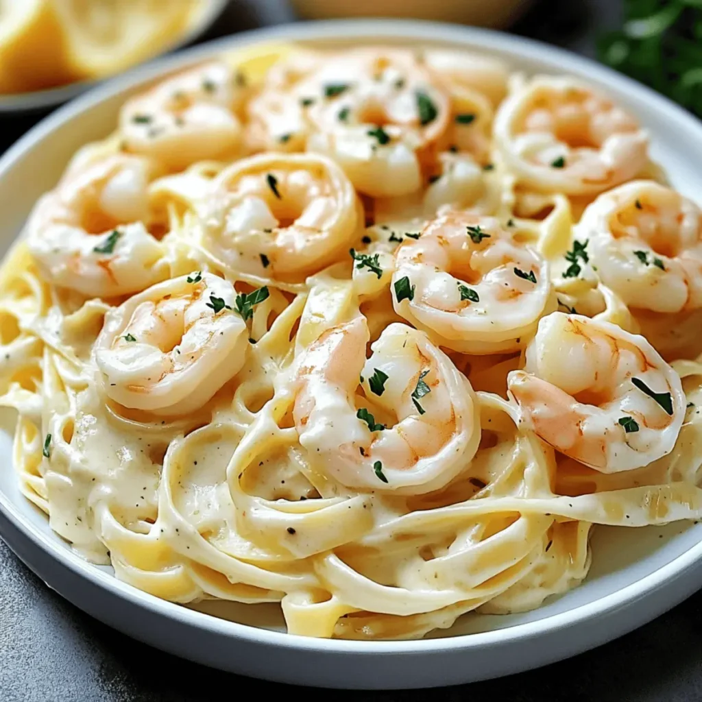 Creamy Shrimp Alfredo