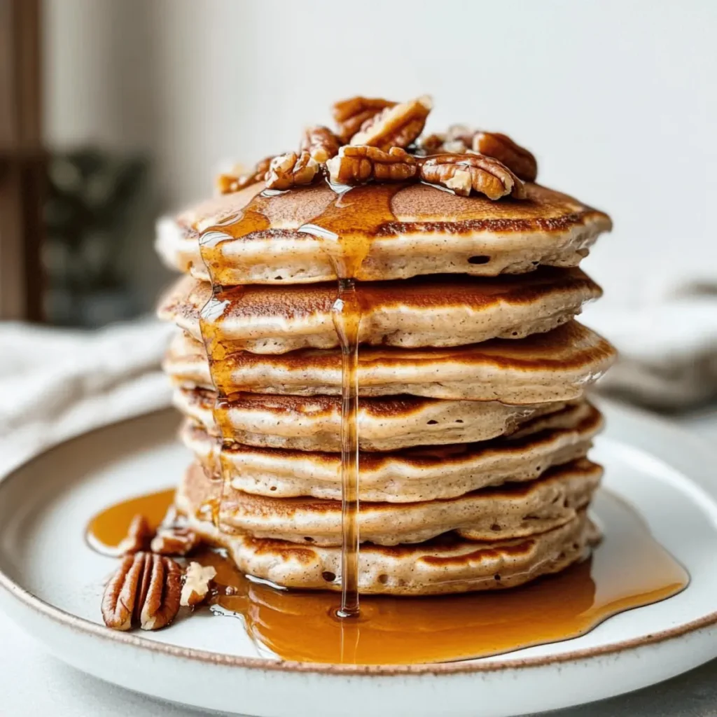 Fluffy Pecan Pancakes