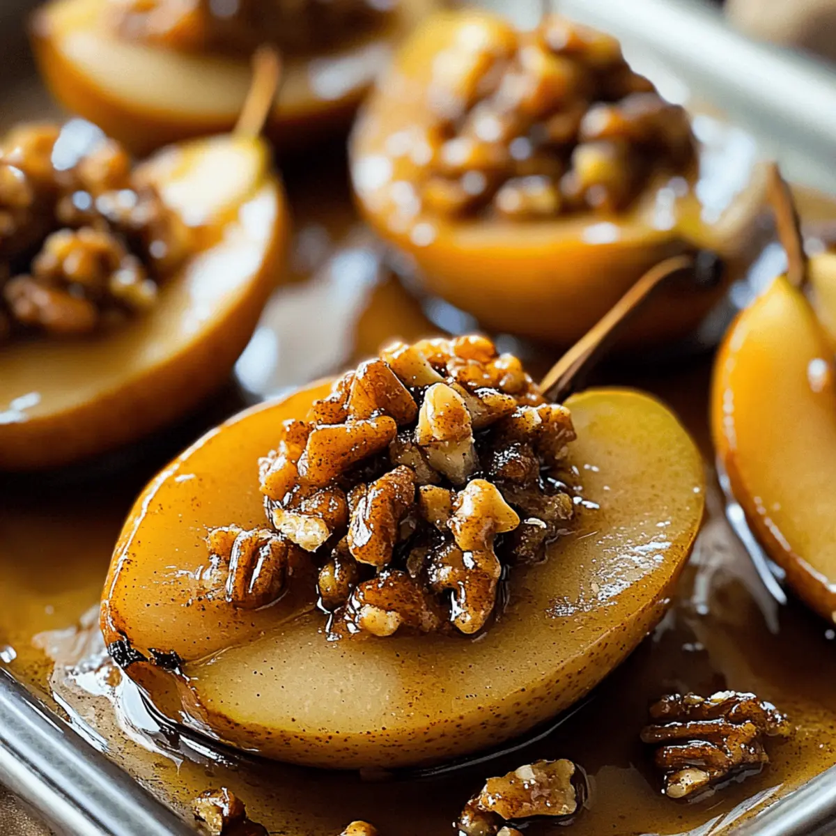 Cinnamon Stuffed Pears