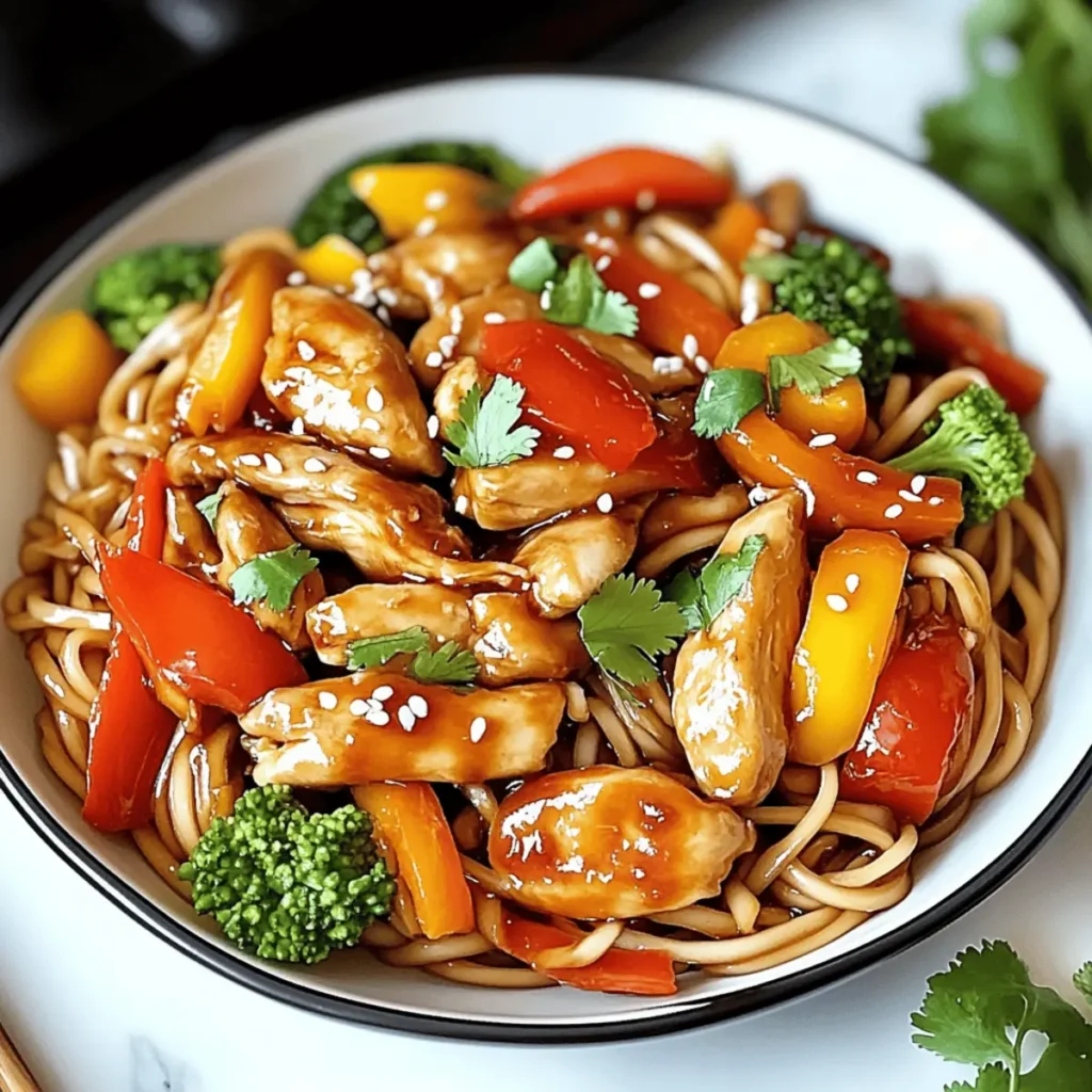 Chicken Stir Fry Noodles