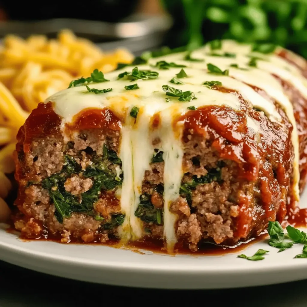 Stuffed Italian Meatloaf