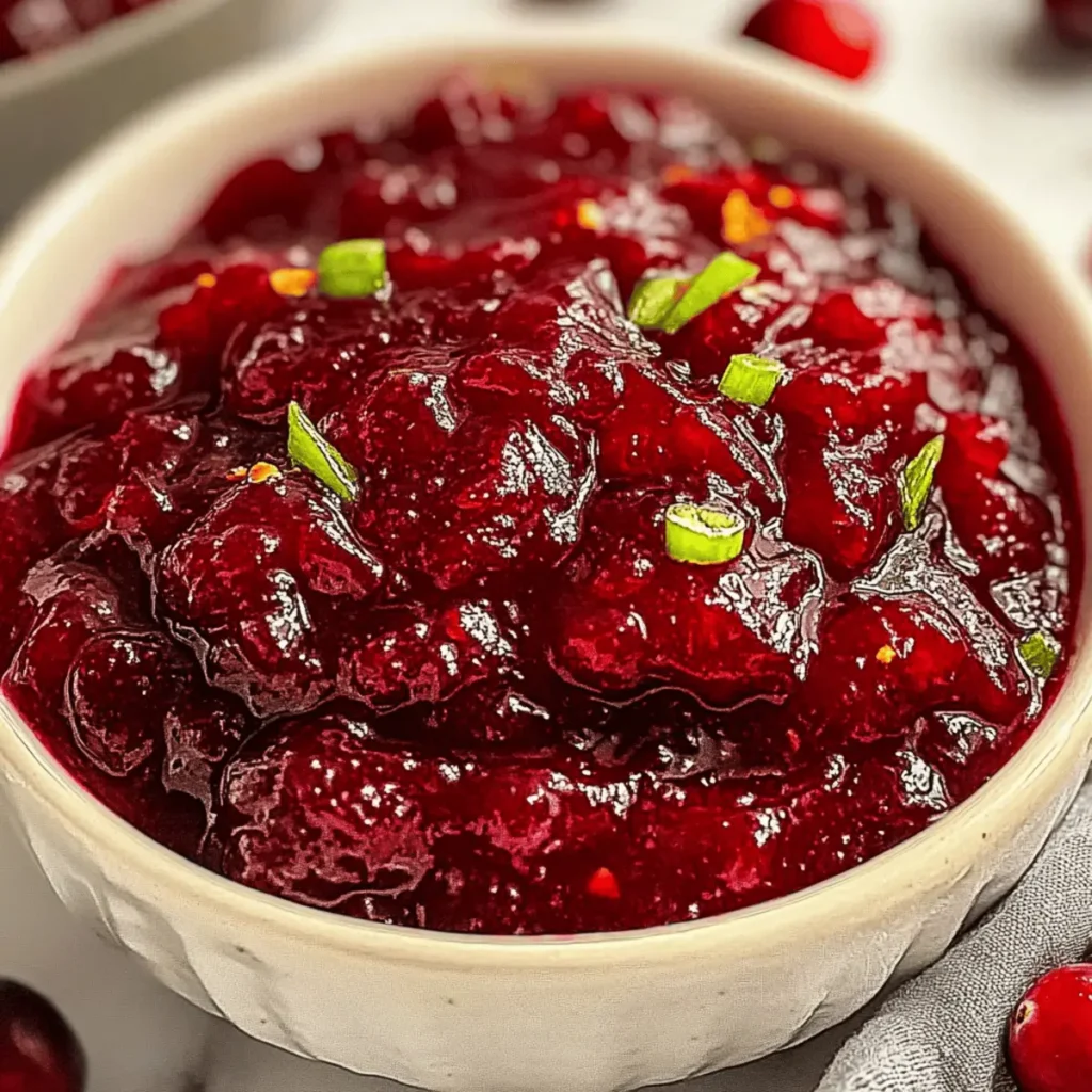 Spicy Cranberry Sauce