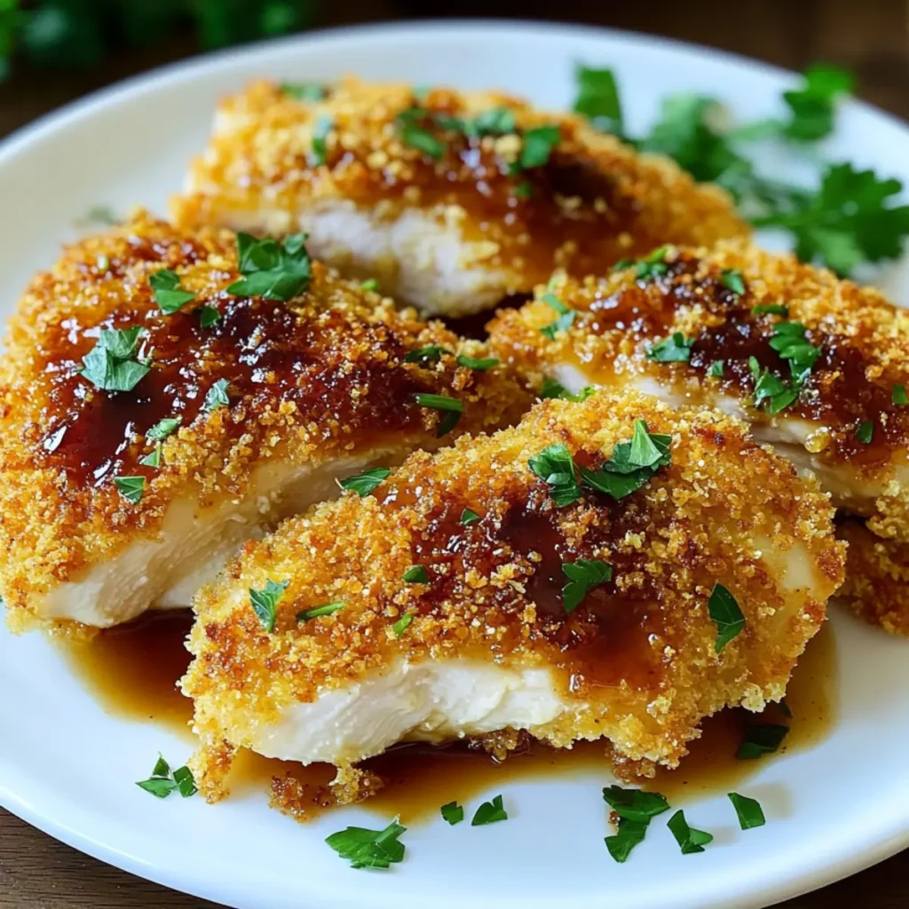 Baked Crunchy Maple Dijon Chicken