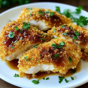 Baked Crunchy Maple Dijon Chicken