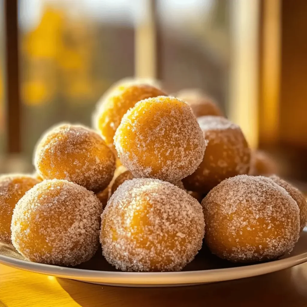 Delicious Baked Pumpkin Donut Holes for Cozy Fall Mornings