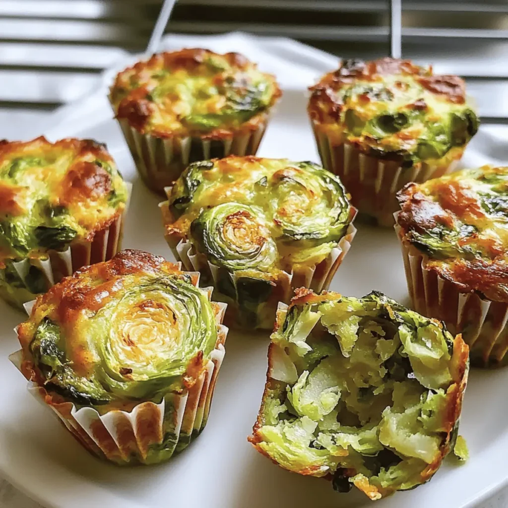 Spiced Brussels Sprouts Muffins