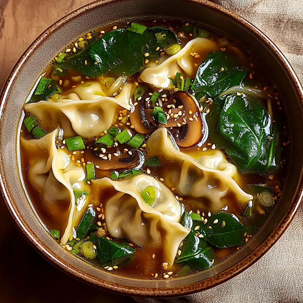 Asian Potsticker Soup