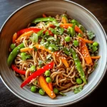 Cold Teriyaki Noodles Salad
