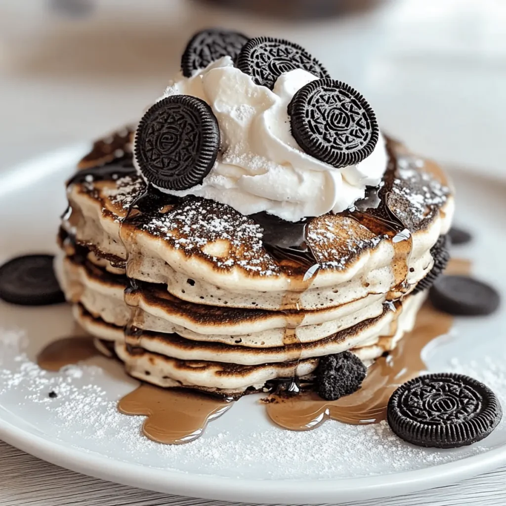 Oreo Pancakes That Turn Breakfast Into Dessert Bliss