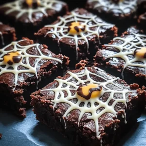 Spooky Spider Web Halloween Brownies Recipe to Wow Guests