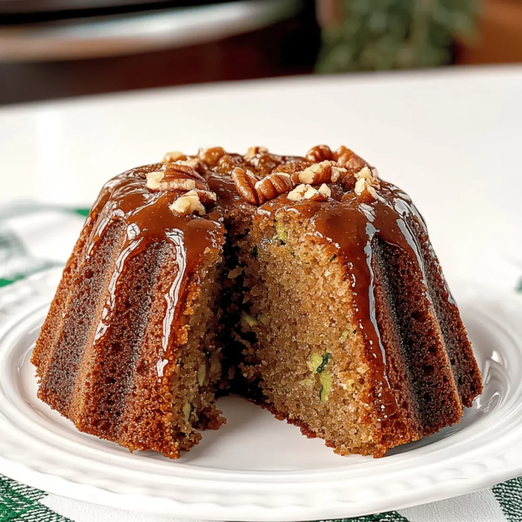 Delicious Pecan Zucchini Bundt Cake for Cozy Mornings